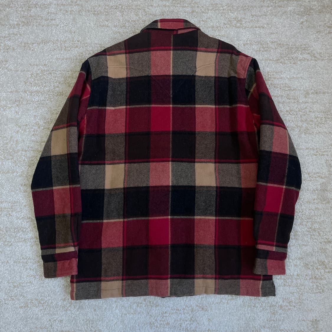 [XL] 리바이스 울 블렌드 체크 셔츠 자켓 상품이미지5