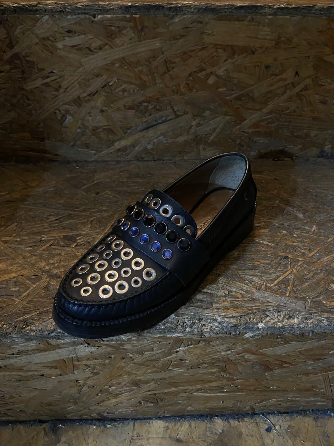 Sonia Rykiel 소니아 리키엘 아일렛 포인트 가죽 로퍼  상품이미지4