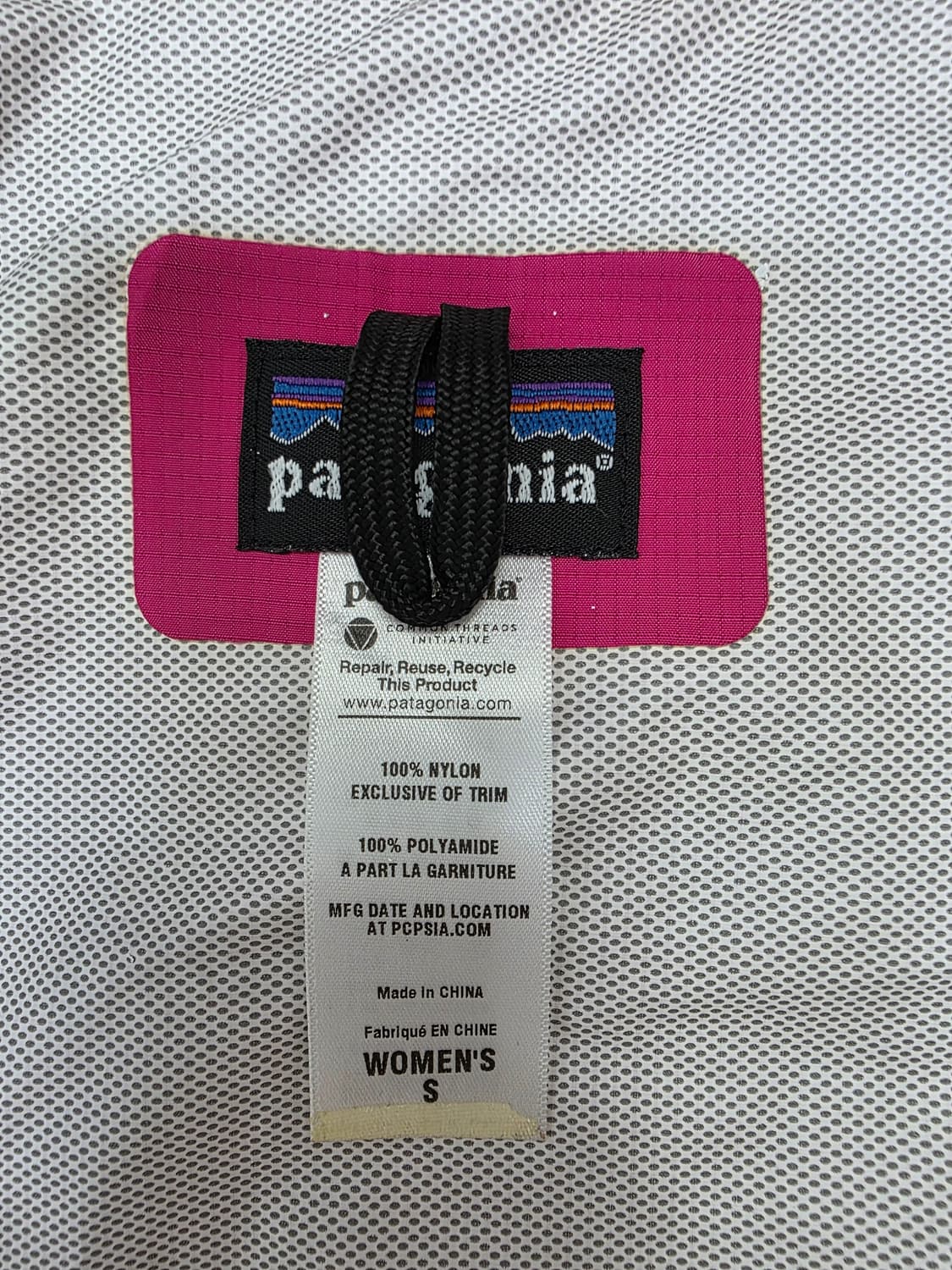 Patagonia 파타고니아 핫핑크 후드 윈드재킷 55 상품이미지9
