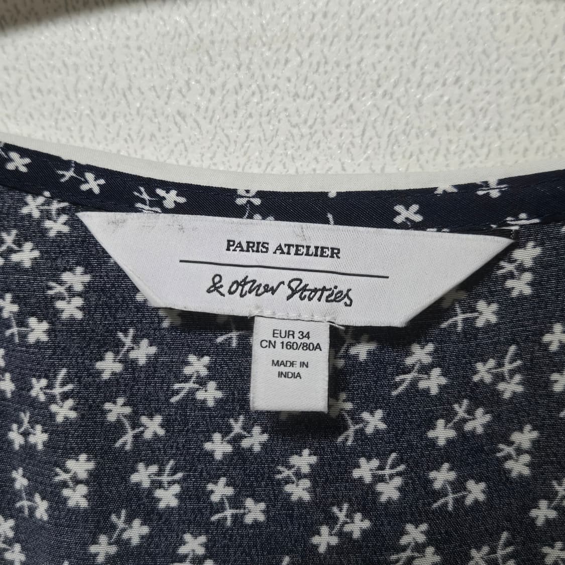 앤아더스토리즈 빅 카라 패턴 원피스 / 여성 원피스/ 여자 원피스  상품이미지2