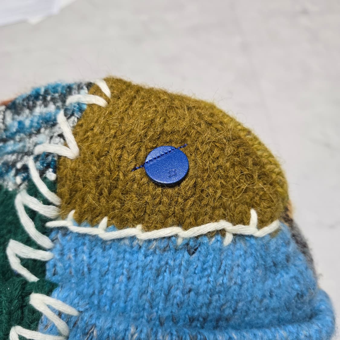 아더에러 Pienz 컴바인 패치워크 비니 카멜 상품이미지2