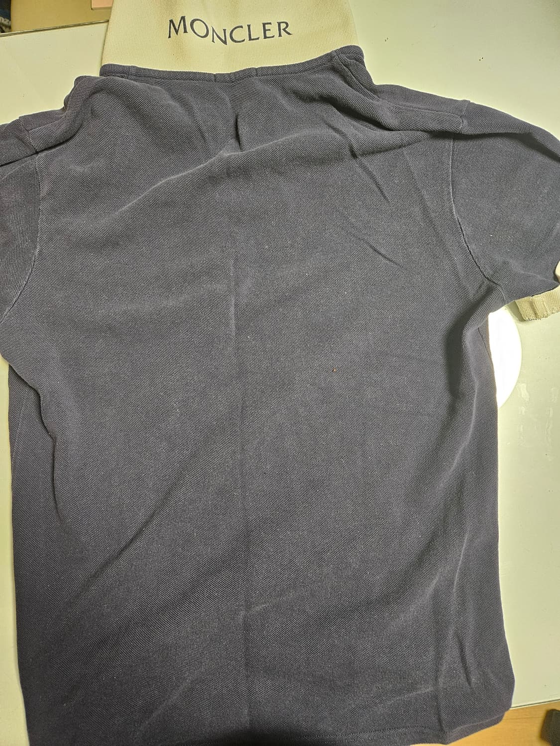 정품)몽클레어 반팔 카라티 상품이미지5