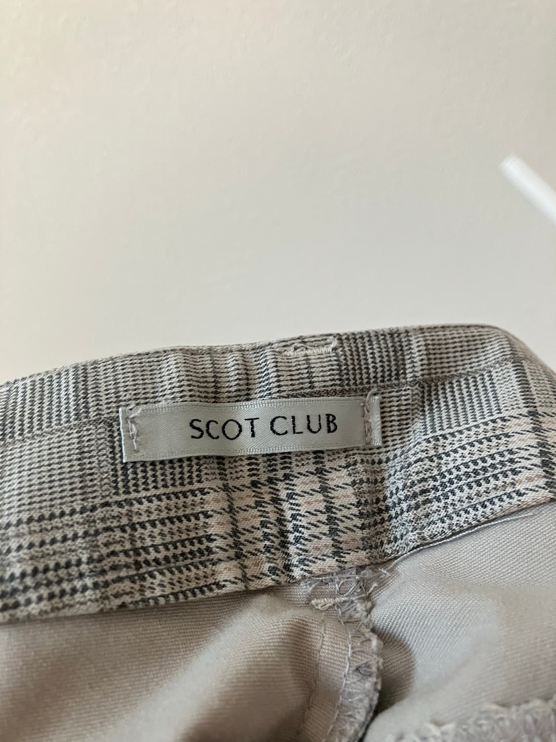 SCOT CLUB 스콧클럽 체크 반바지 일본빈티지공겜여주긱시크 오네갸루 상품이미지3