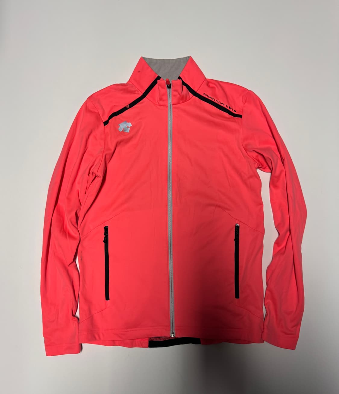 여성 데상트 트레이닝 기능성 집업 져지 핑크 S 상품이미지1