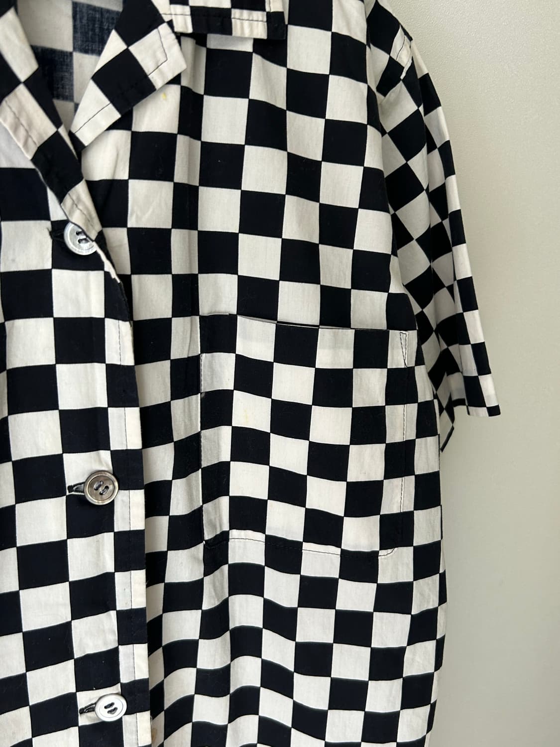 Comme des garcons 꼼데가르송 체스 셔츠 원피스 상품이미지7