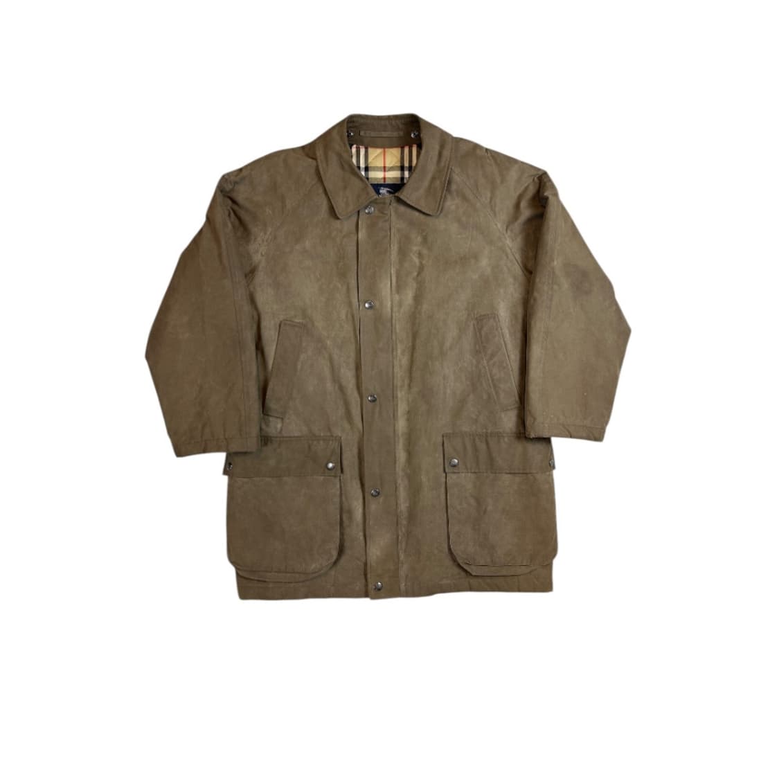 M) (정품) 버버리 런던 빈티지 왁스 코튼 필드 자켓 OJ-P-- 상품이미지1
