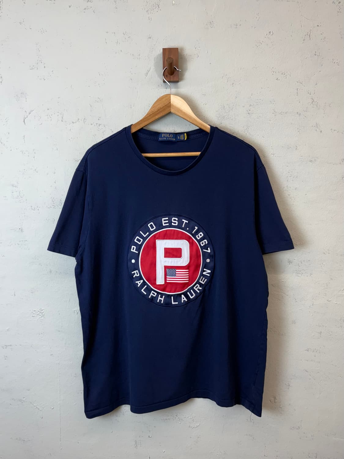 폴로랄프로렌 P로고 반팔티 네이비 상품이미지1