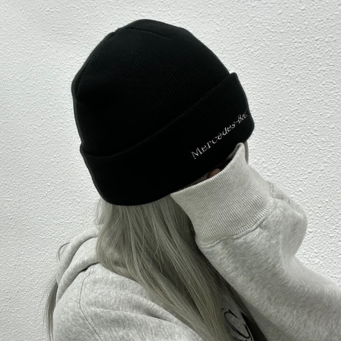 메르세데스 벤츠 블랙 비니 상품이미지2