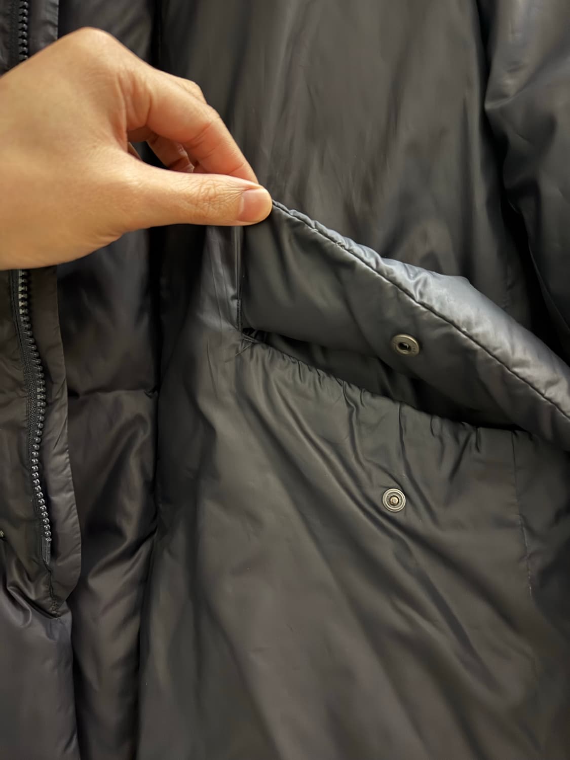 브라운야드 21fw 유틸리티 구스다운 패딩  2사이즈, 다크네이비 색 상품이미지5