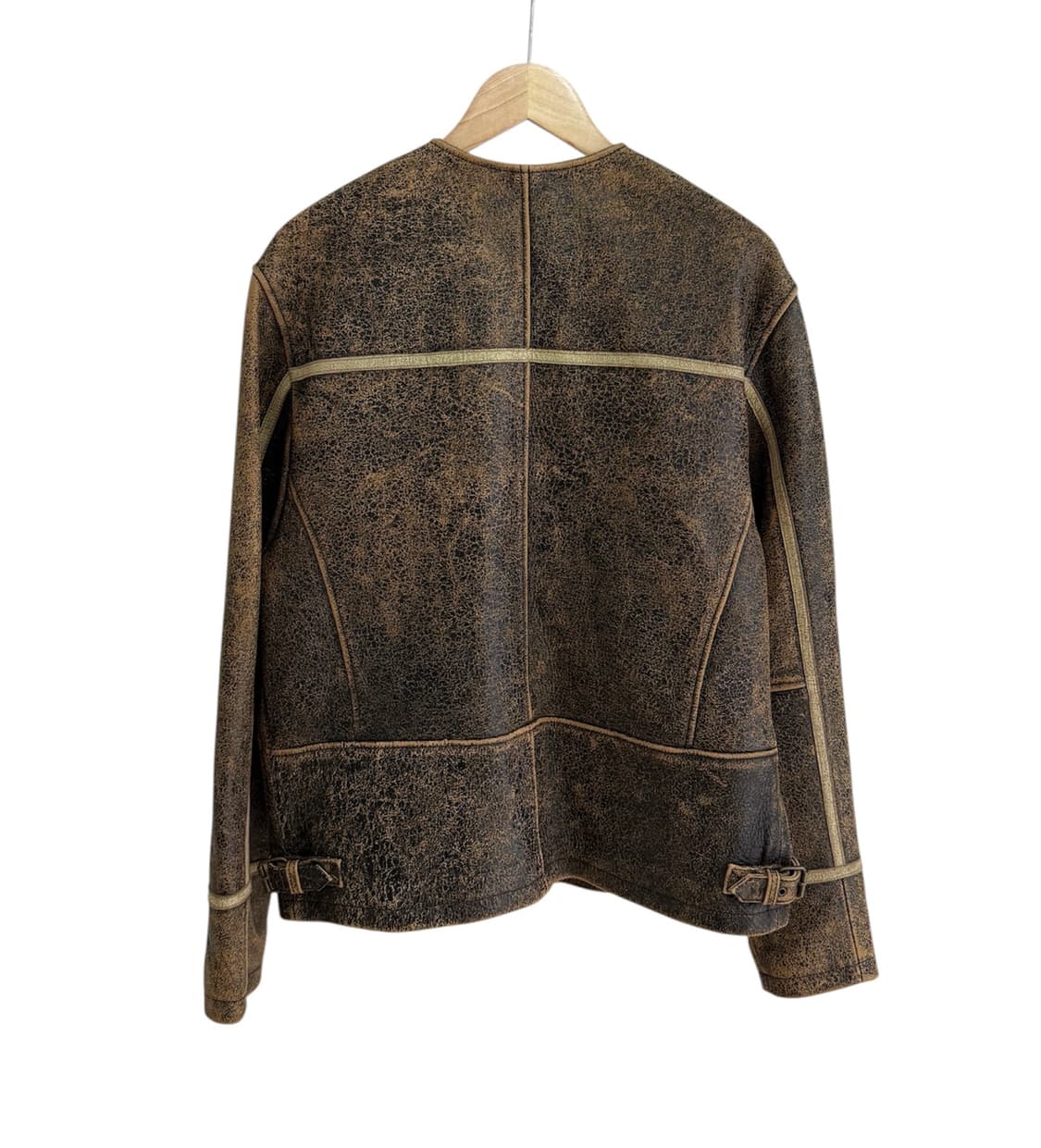 게스 USA 크레클 레더 자켓 상품이미지2