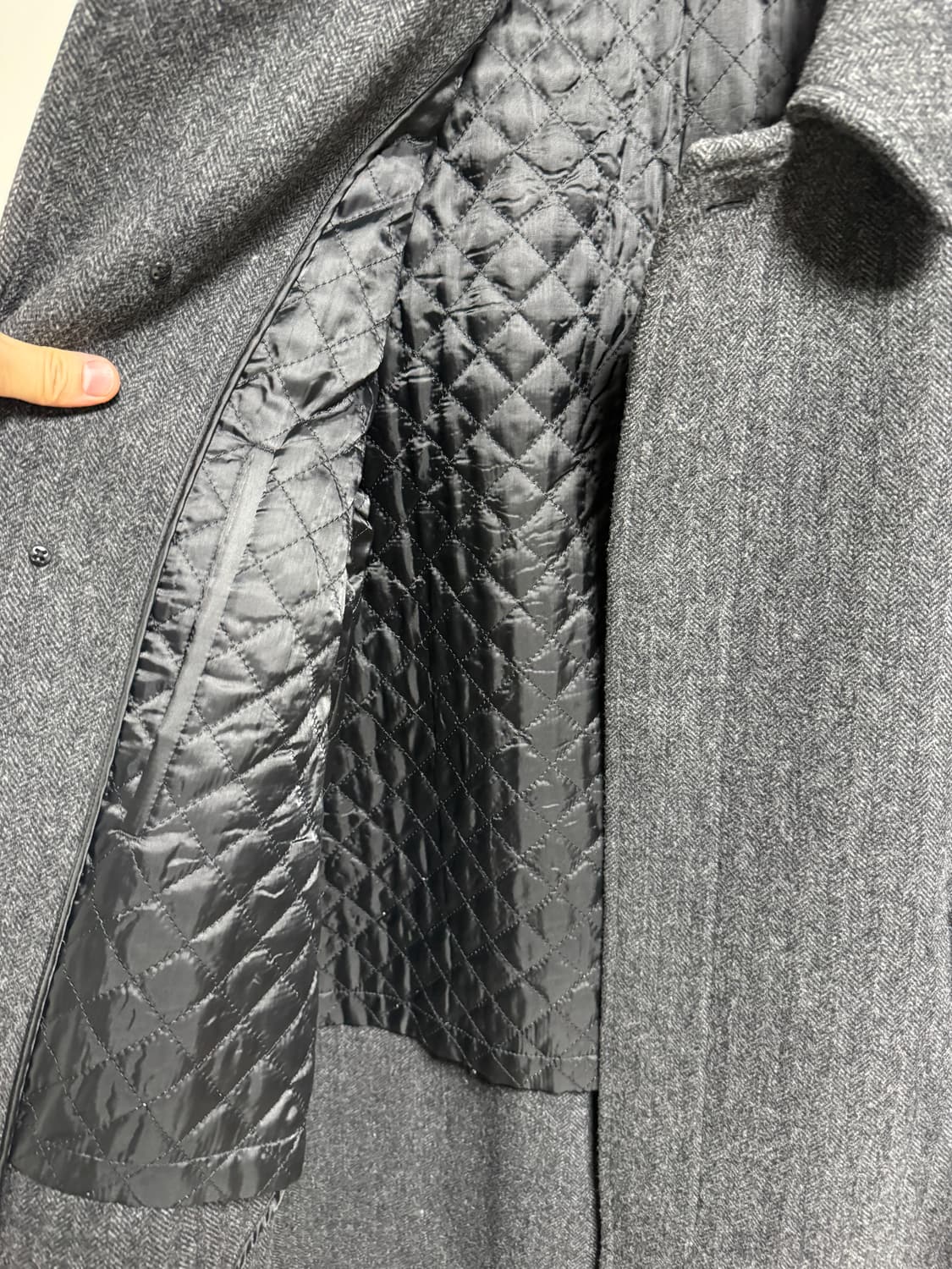 247 시리즈 헤링본 발마칸 코트 상품이미지4