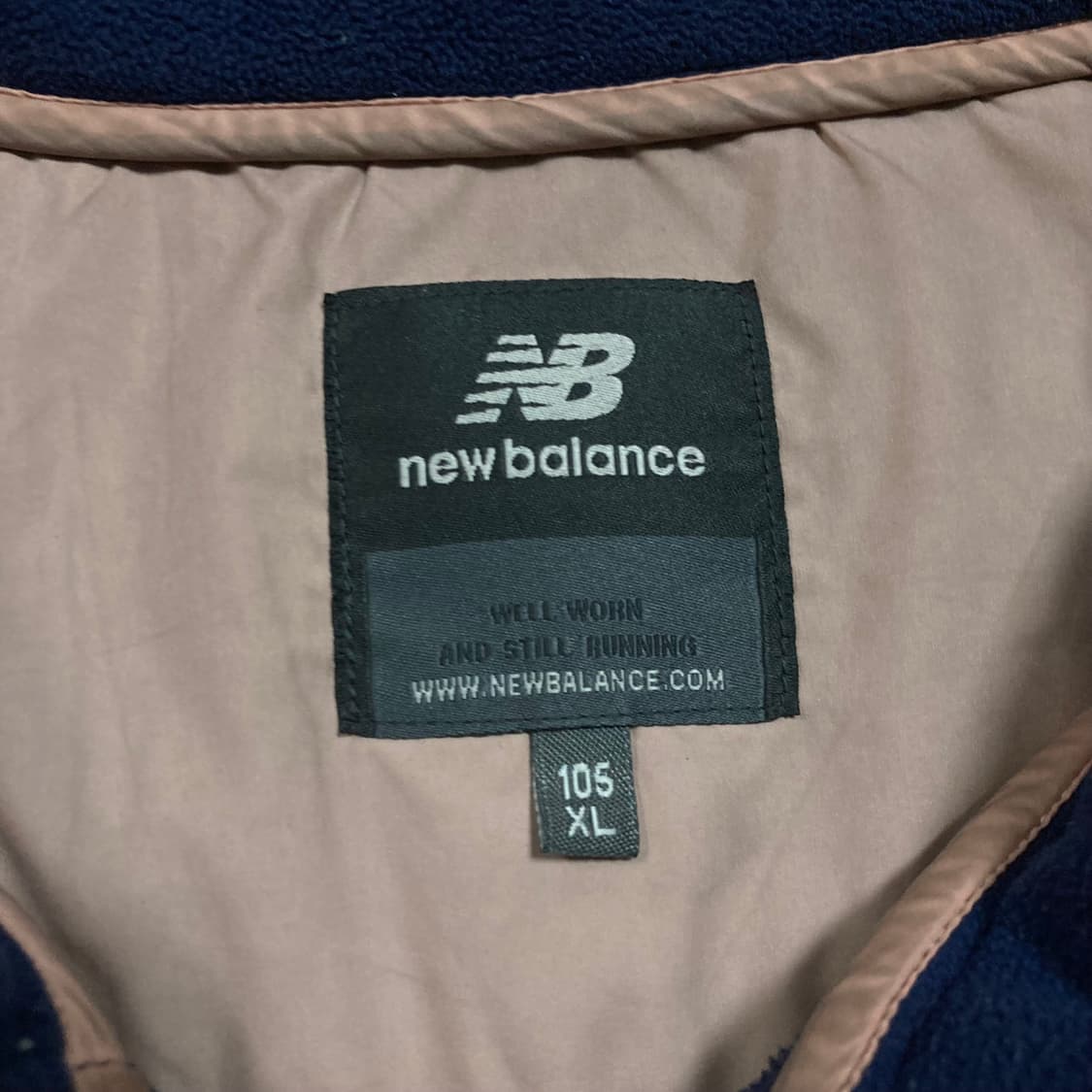 뉴발란스 스몰 로고 믹스 컬러 플리스 자켓 상품이미지3