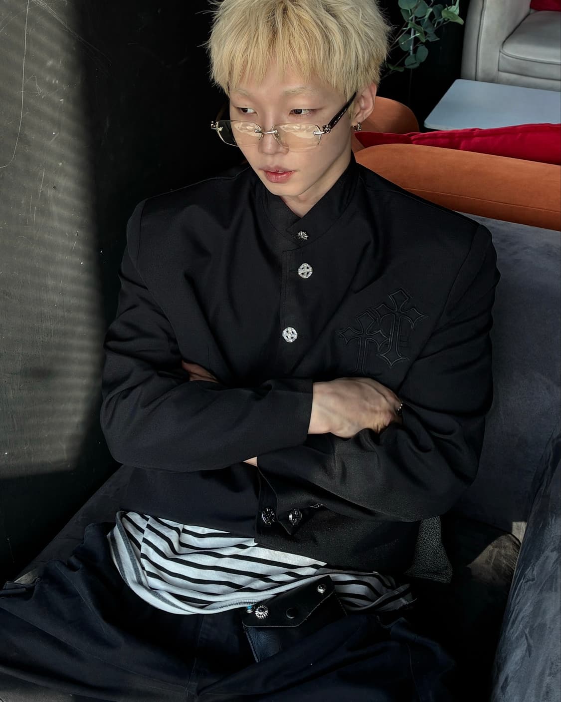 크롬 커스텀 가쿠란 크롭 자켓 상품이미지3