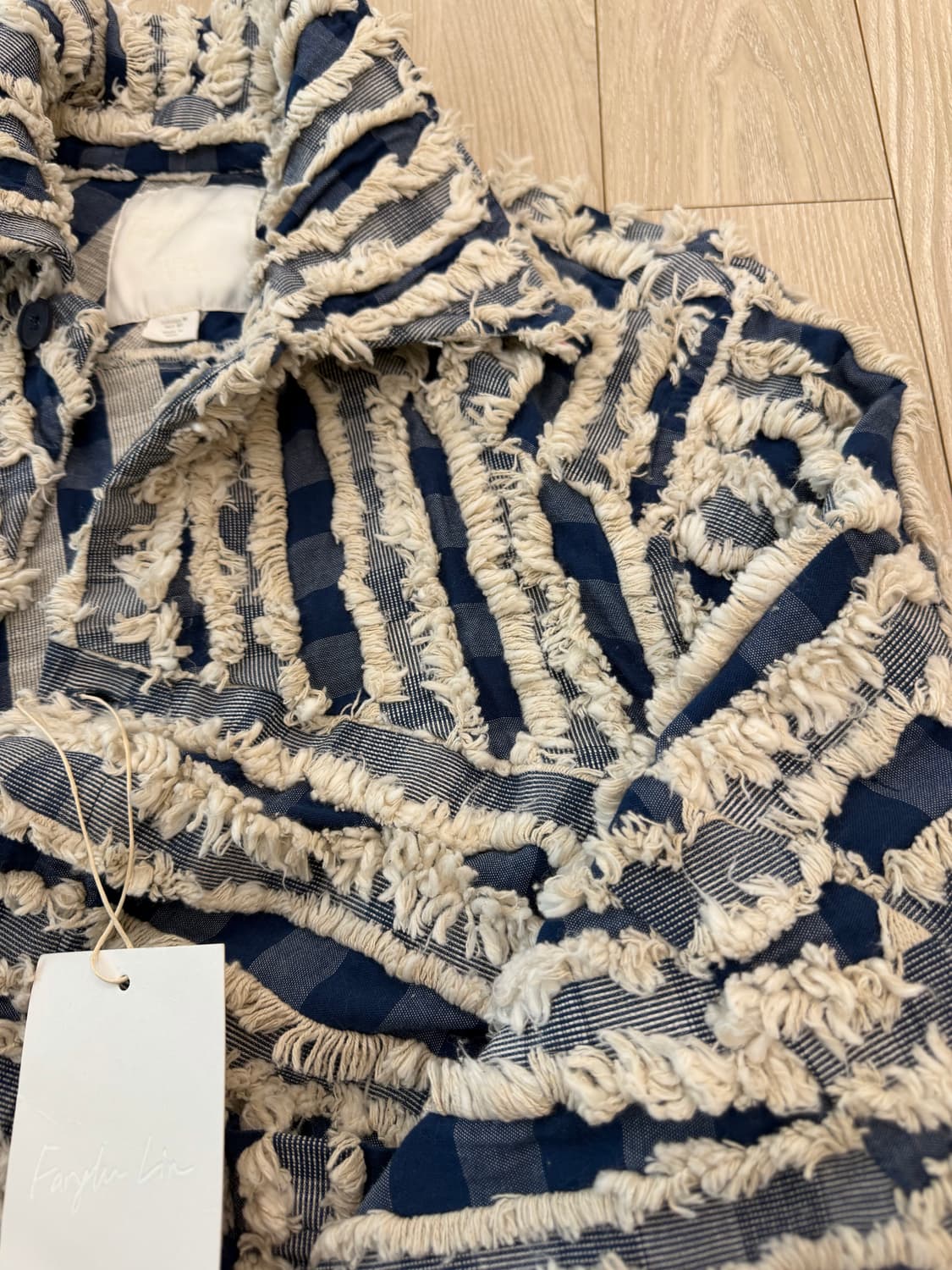 Zara x Fanglu Lin 콜라보 패치워크 자켓 상품이미지8