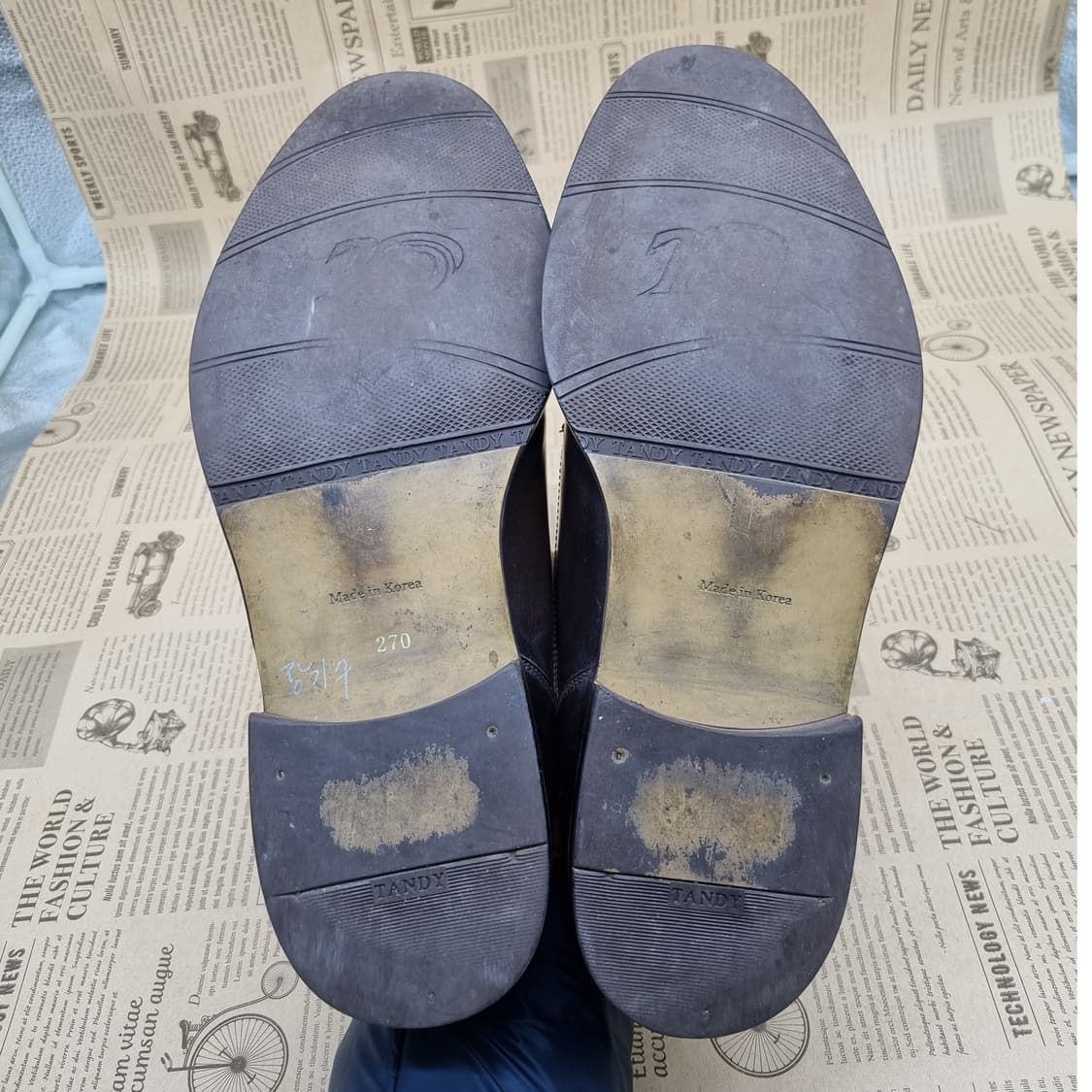 미쉘바이탠디 남성정장구두 270 상품이미지3