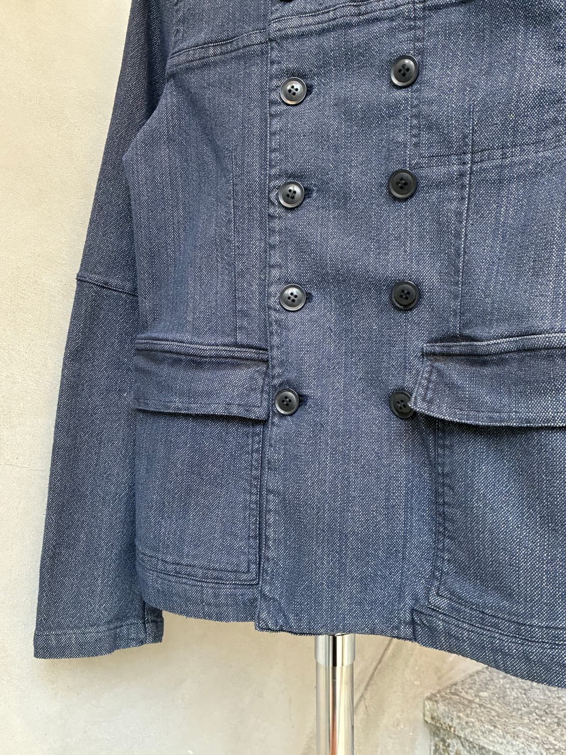 고무 GOMME 데님 피코트 상품이미지2