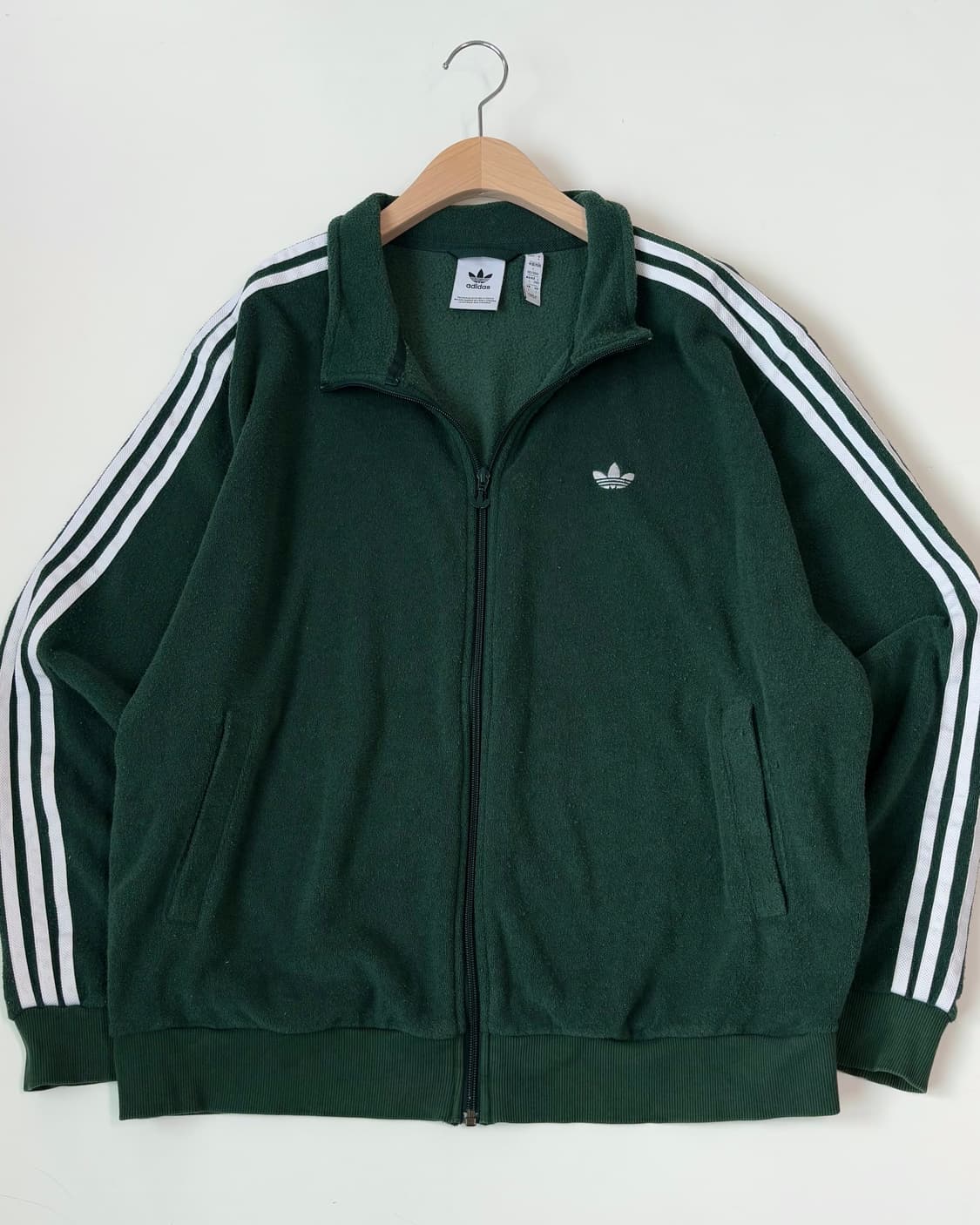 Adidas 아디다스 딥그린 테리코튼 부클 트랙탑 상품이미지4