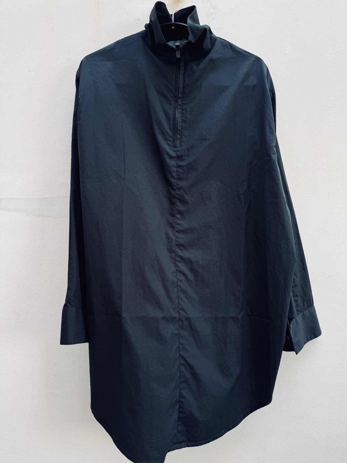 피어오브갓 x 에르메네질도 제냐 코튼 집 넥 셔츠 블랙 FOG  상품이미지2