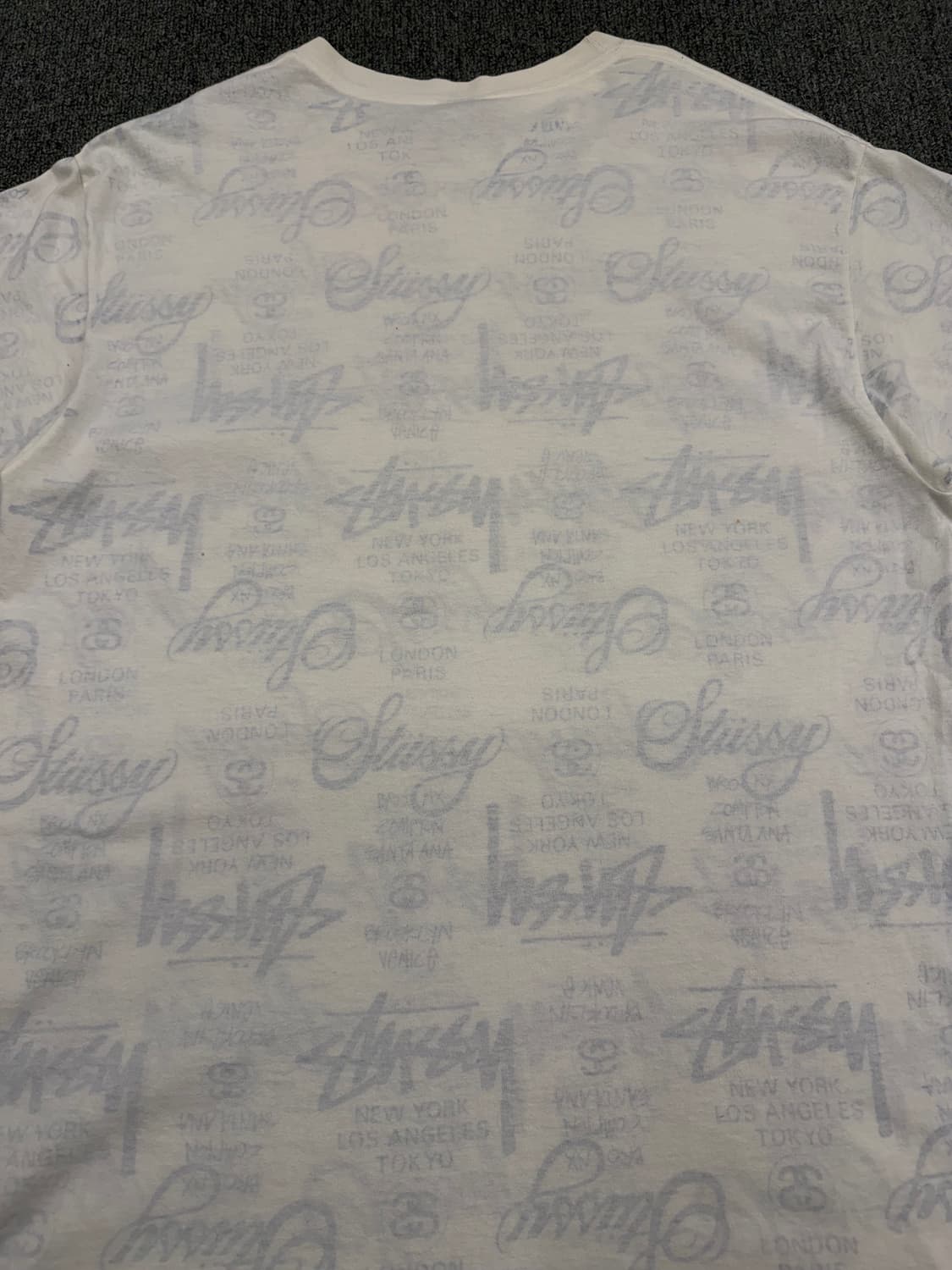 L) 스투시 빈티지 월드투어 반팔 티셔츠 상품이미지5