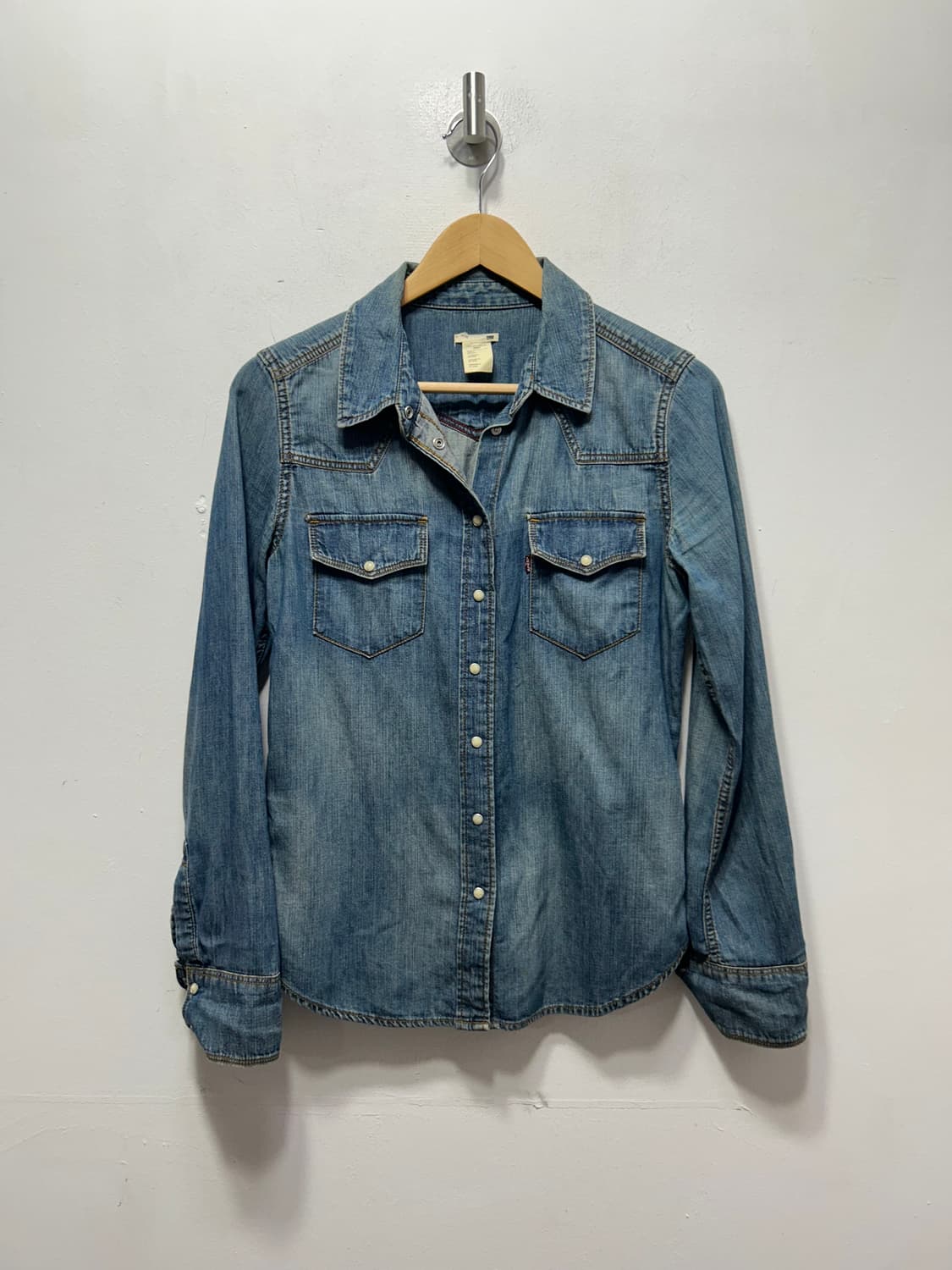 리바이스 여성 데님 셔츠 긴팔 S  상품이미지1