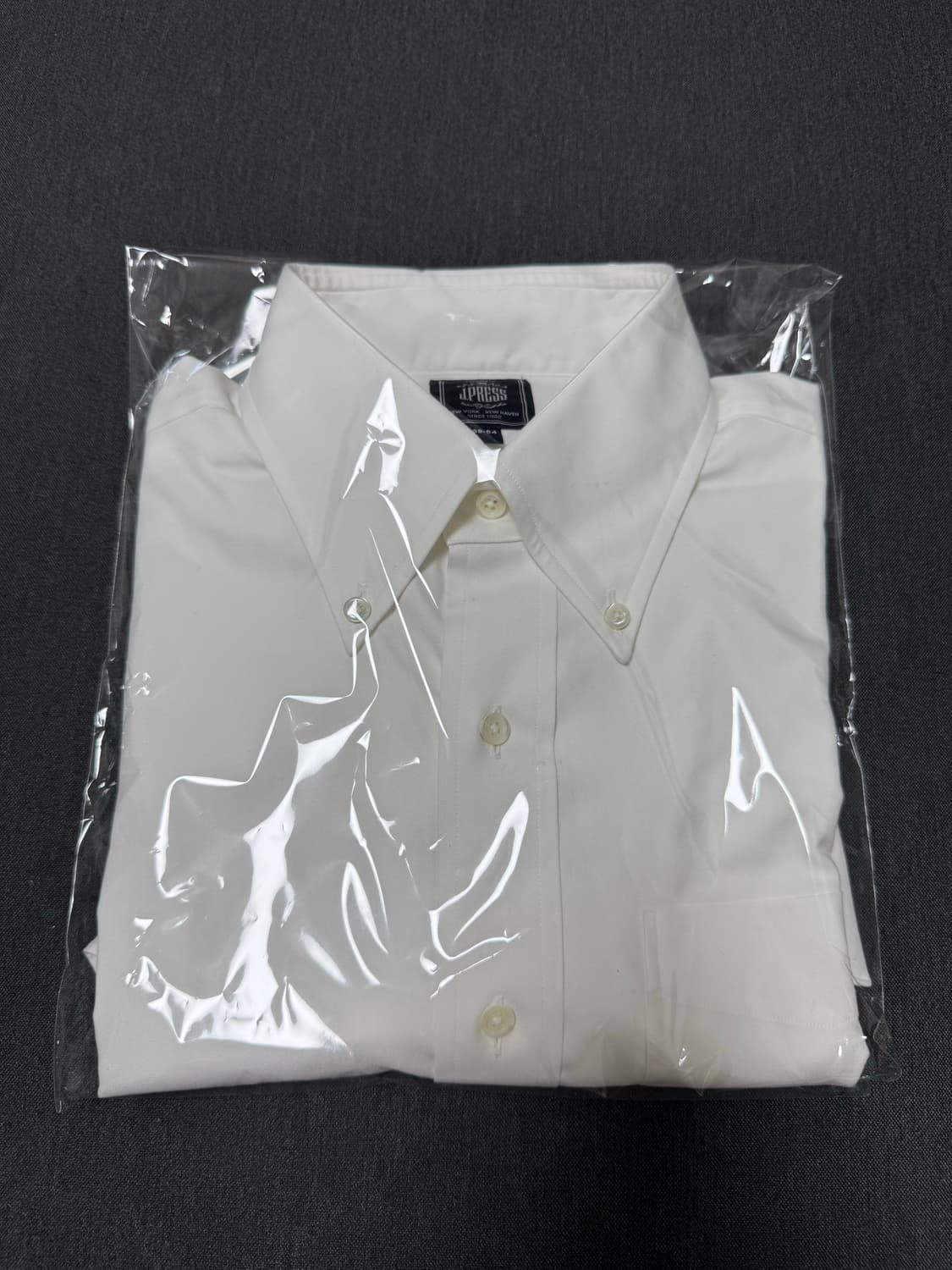 J.PRESS 남성 흰색 버튼다운 셔츠 39-84 새제품 상품이미지8