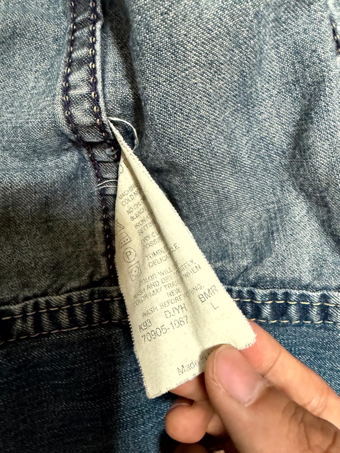 남여공용 리바이스 70905 데님 자켓 상품이미지6