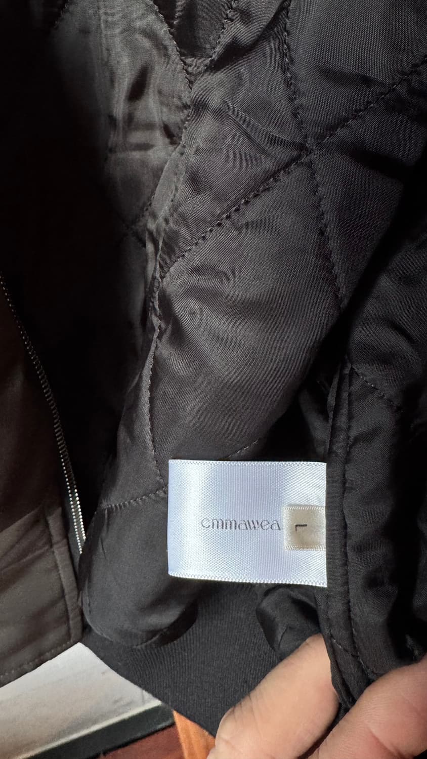 Cmmawear 브라운 스웨이드 봄버 재킷 상품이미지4