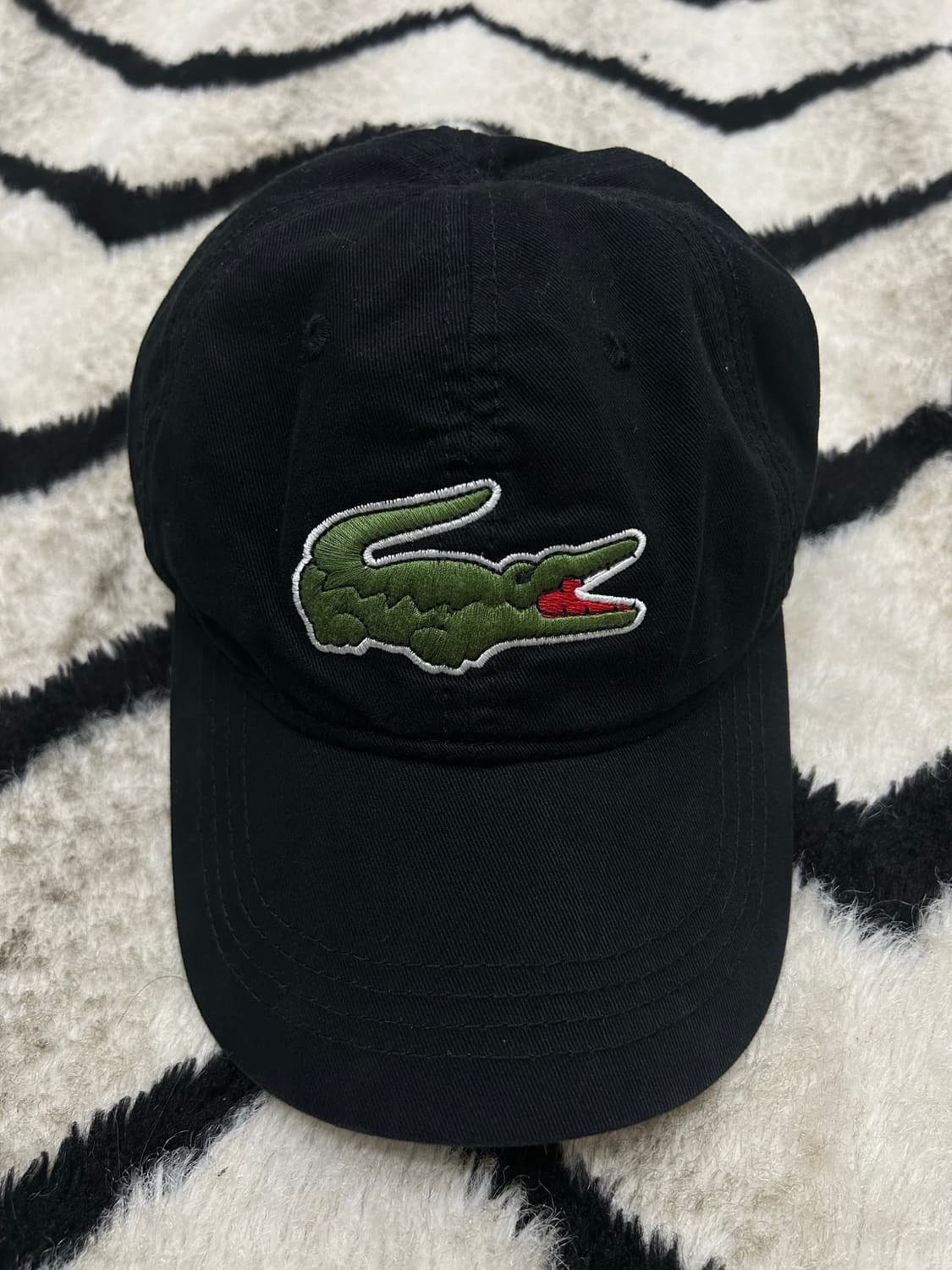라코스테 빅 크록 볼캡/블랙 상품이미지3