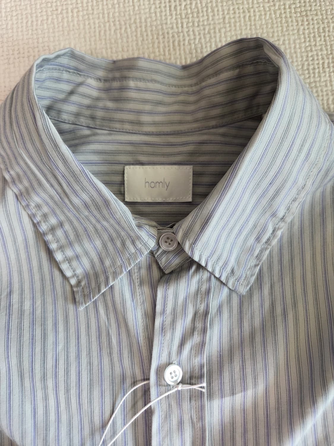 (3) 홈리 homly 플레인 스트라이프 셔츠 상품이미지4