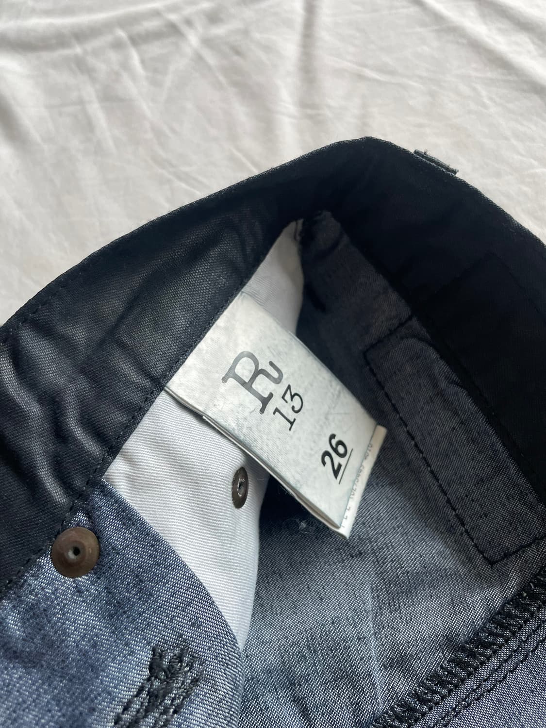 R13 배기 카프리 팬츠 상품이미지4