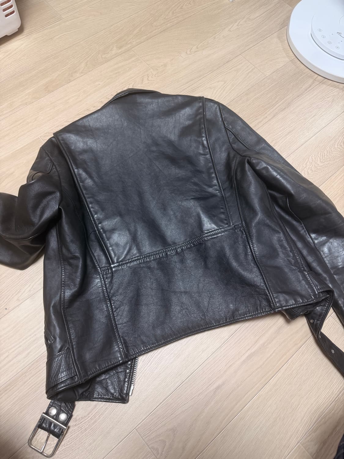 도미니카 공화국 스트릿 빈티지 가죽 자켓 상품이미지2