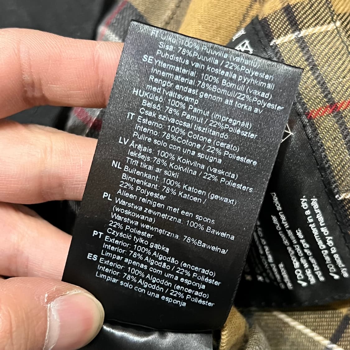  바버 인터네셔널 헌팅 자켓 y14462 상품이미지8