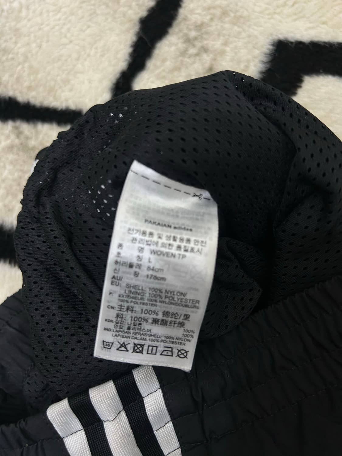 [L]아디다스 락업 우븐 조거 팬츠/블랙 상품이미지7