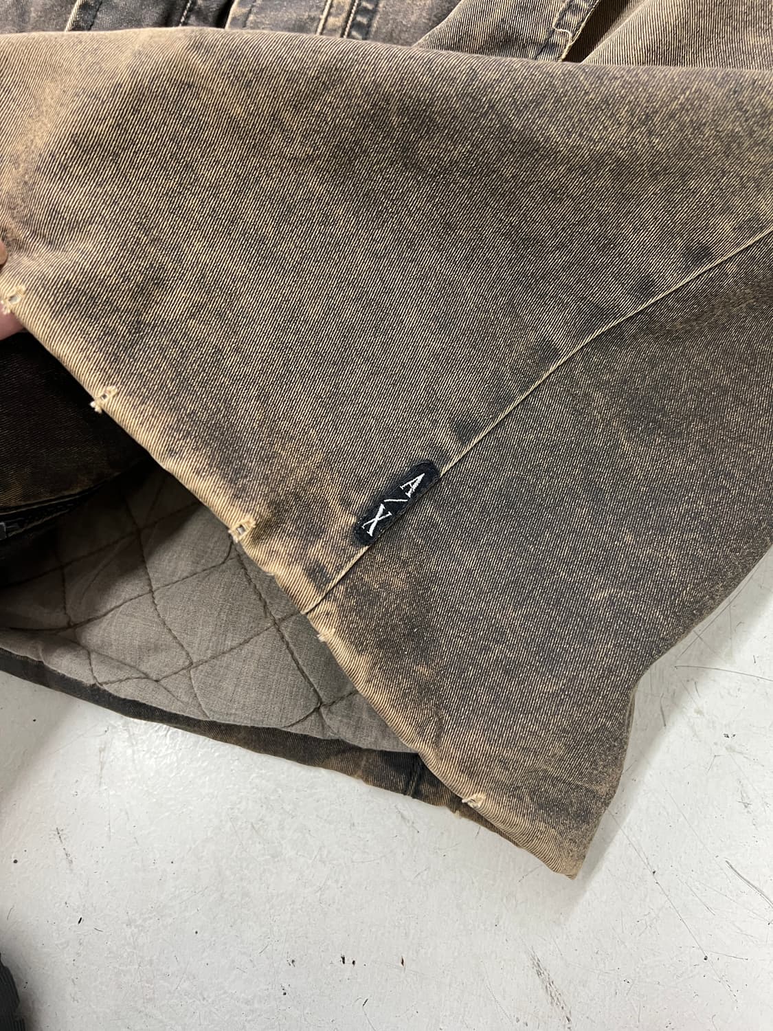 알마니 익스체인지 오버핏 왁스드 파카 상품이미지6