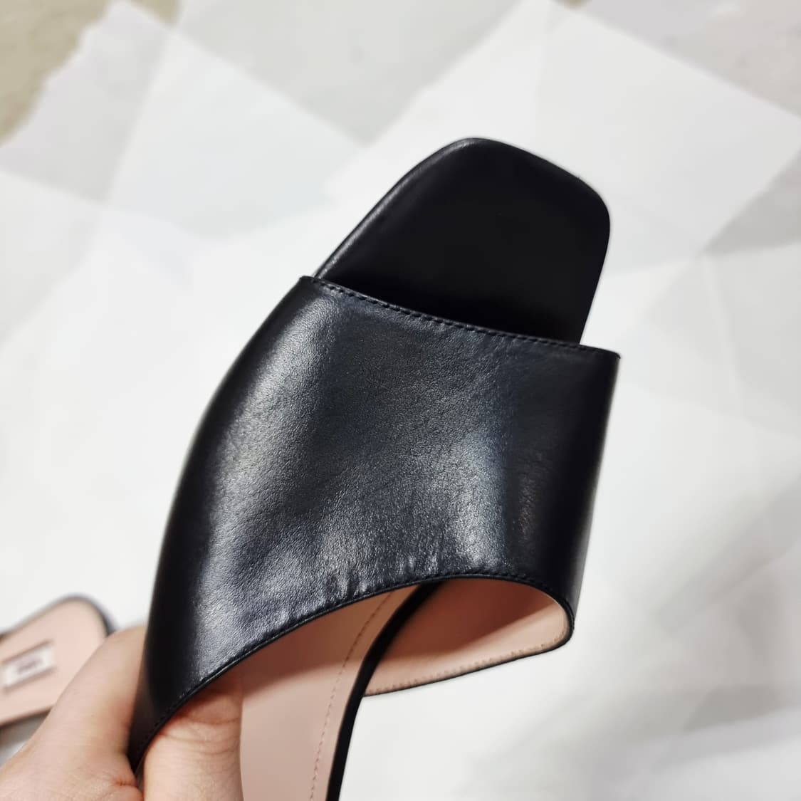 발리 Bally 가죽 샌들 키튼힐 구두 슈즈 (38/250) 상태최상 상품이미지4