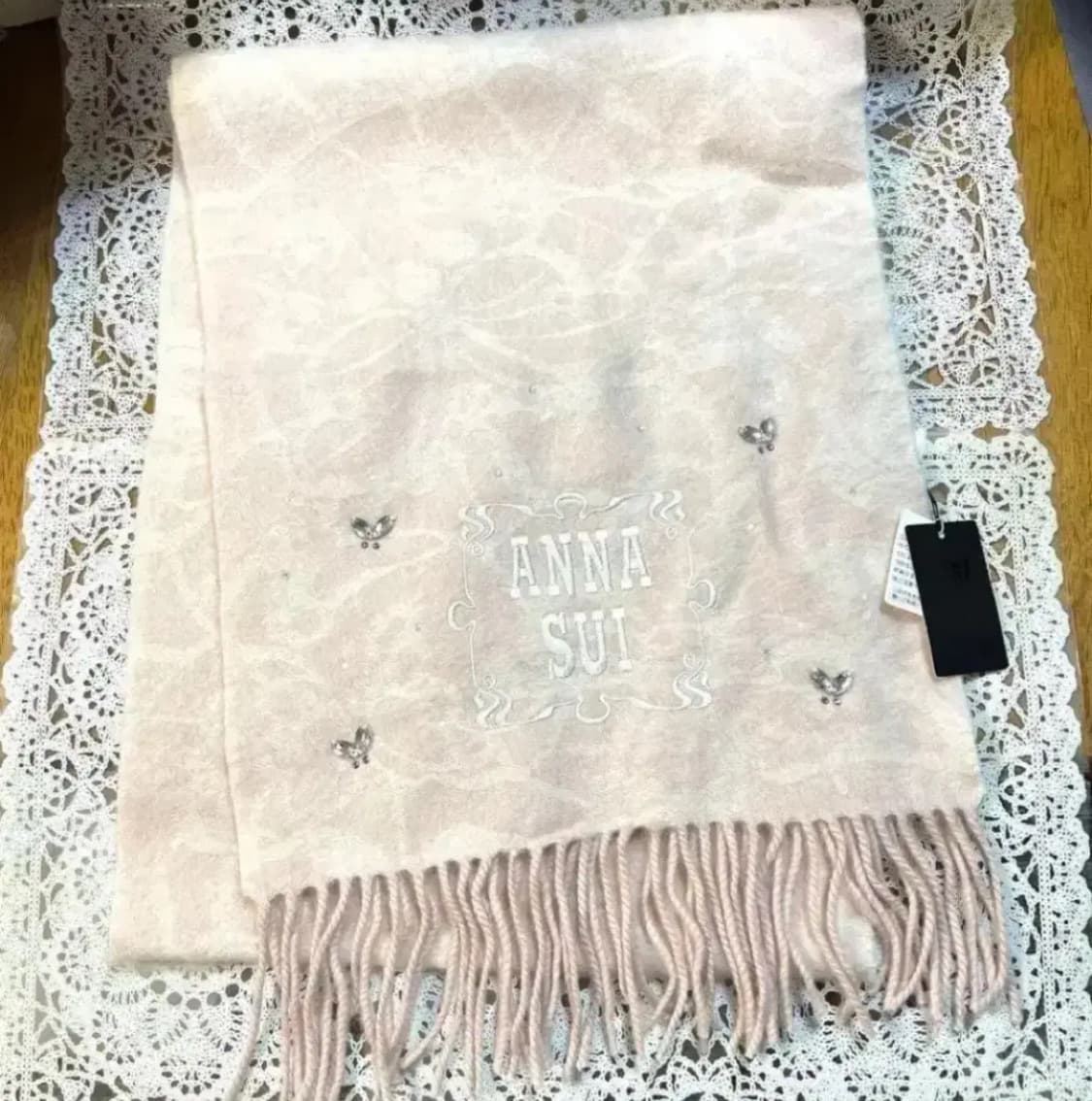 ANNA SUI 안나수이 대장 히메갸루 로걀 달천 나비큐빅 비쥬 목도리 상품이미지1