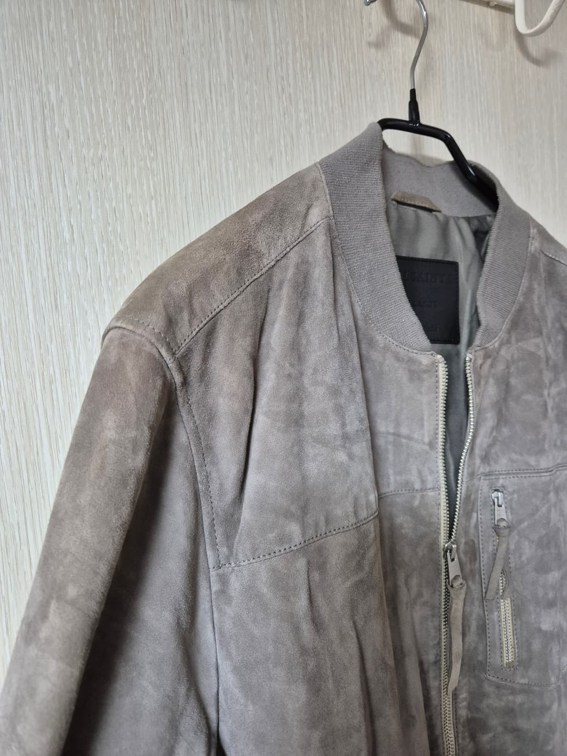 (22년) 올세인츠 캠블 스웨이드 봄버자켓 염소가죽 XXL  상품이미지4