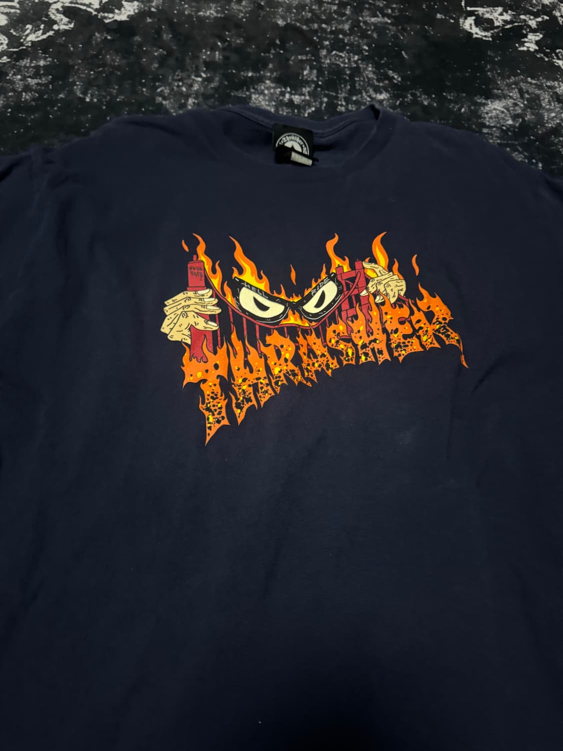 Thrasher Navy T-shirt 상품이미지2