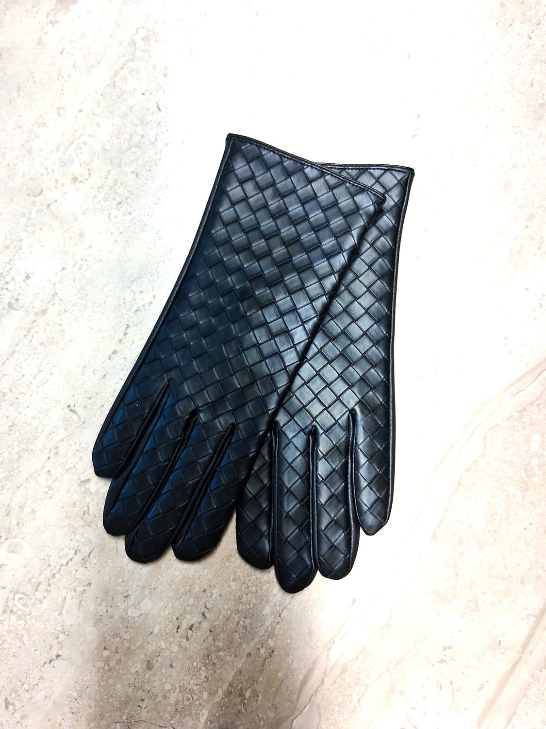 우븐 레더 여성용 장갑 (새상품) 상품이미지3