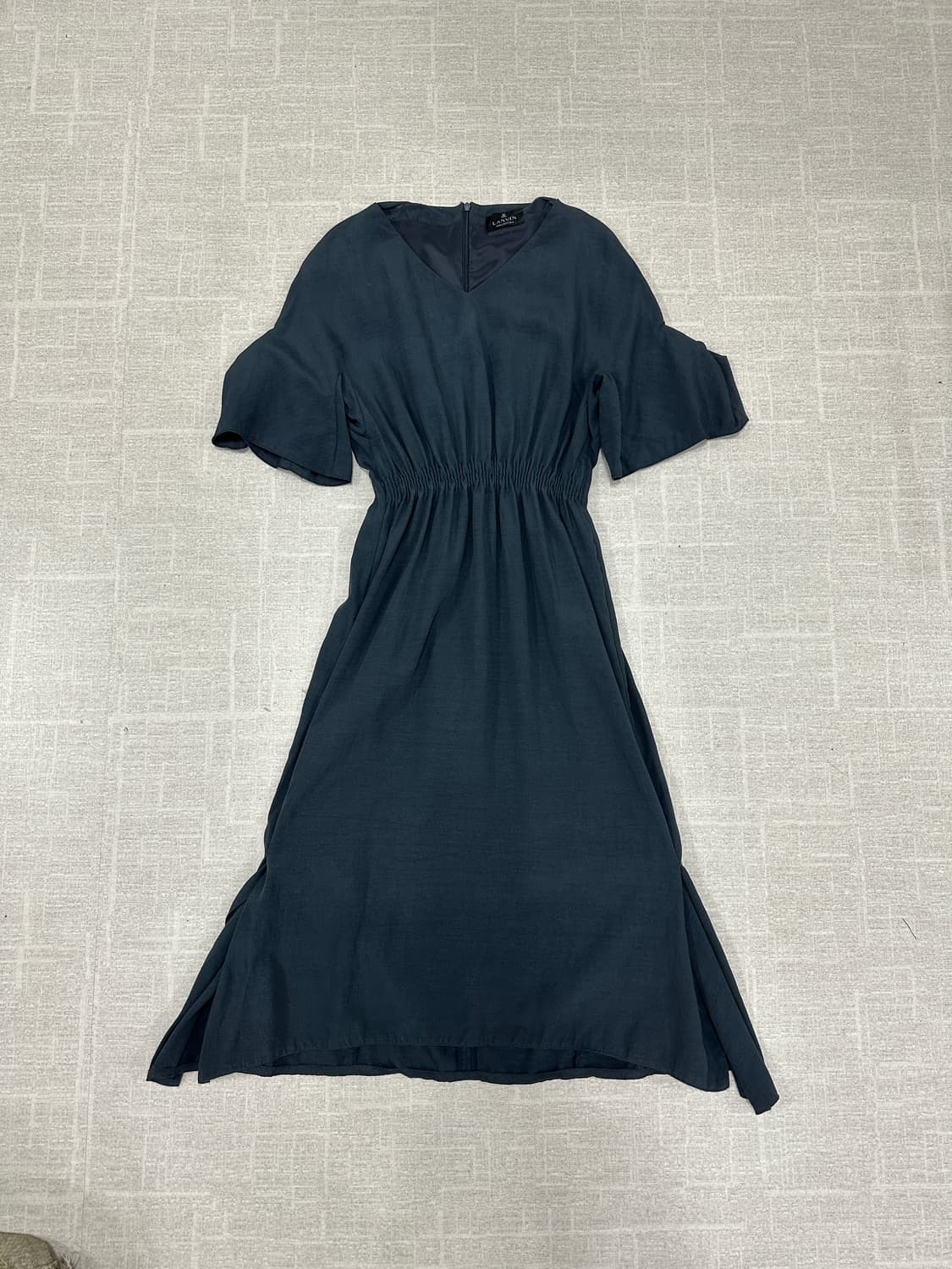 랑방 셔링 롱 원피스  상품이미지2