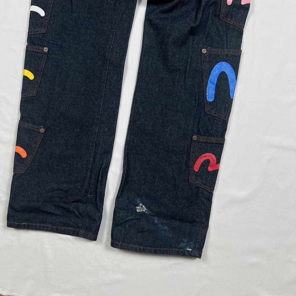 에비수 evisu 멀티포켓 셀비지 데님팬츠 청바지 상품이미지5