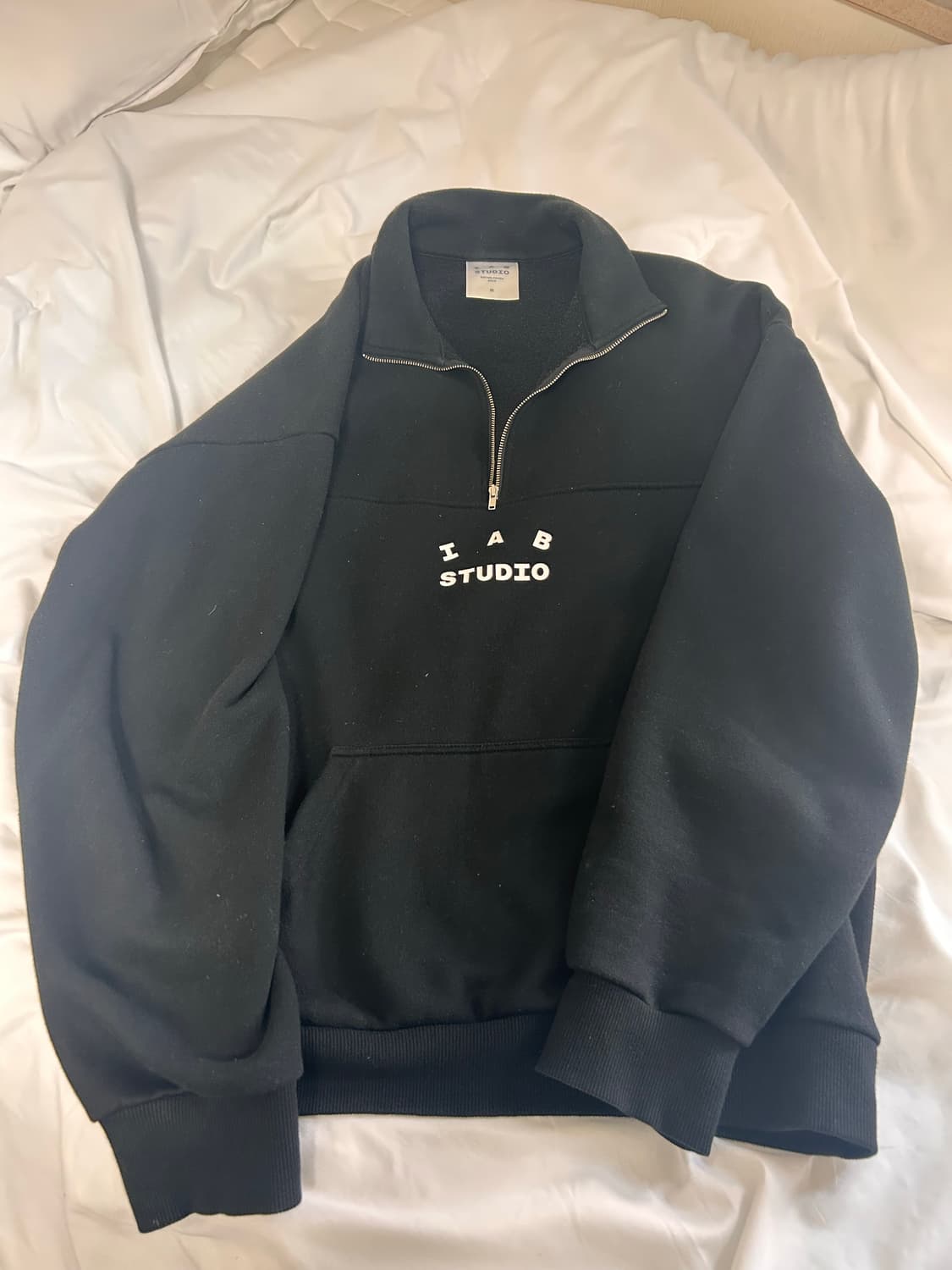 Iab 하프집업 블랙 M 상품이미지2