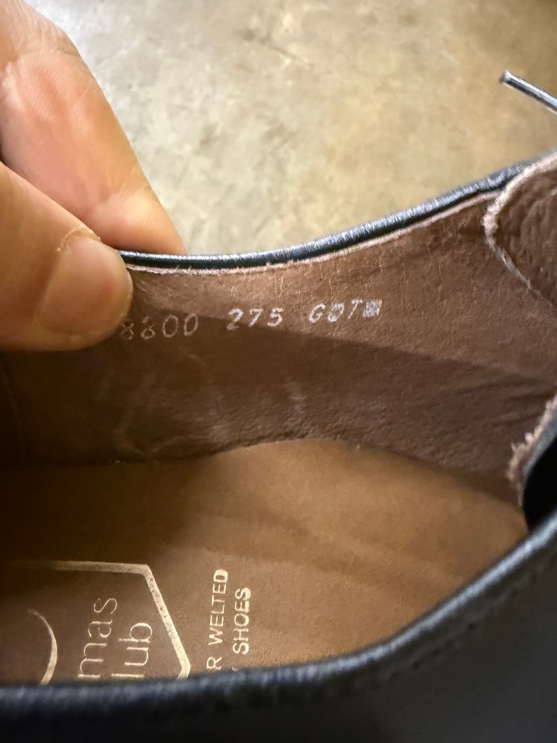 토마스 클럽 스퀘어토 더비슈즈 275mm 상품이미지5