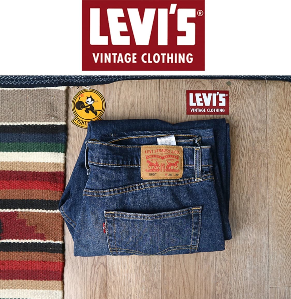 levis 리바이스 505 워싱 가공데님 36 상품이미지1