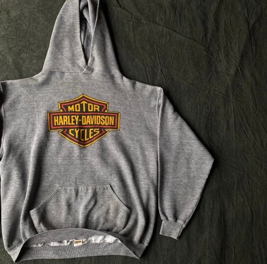 70s russell 러셀×할리데이비슨 후드티 상품이미지5