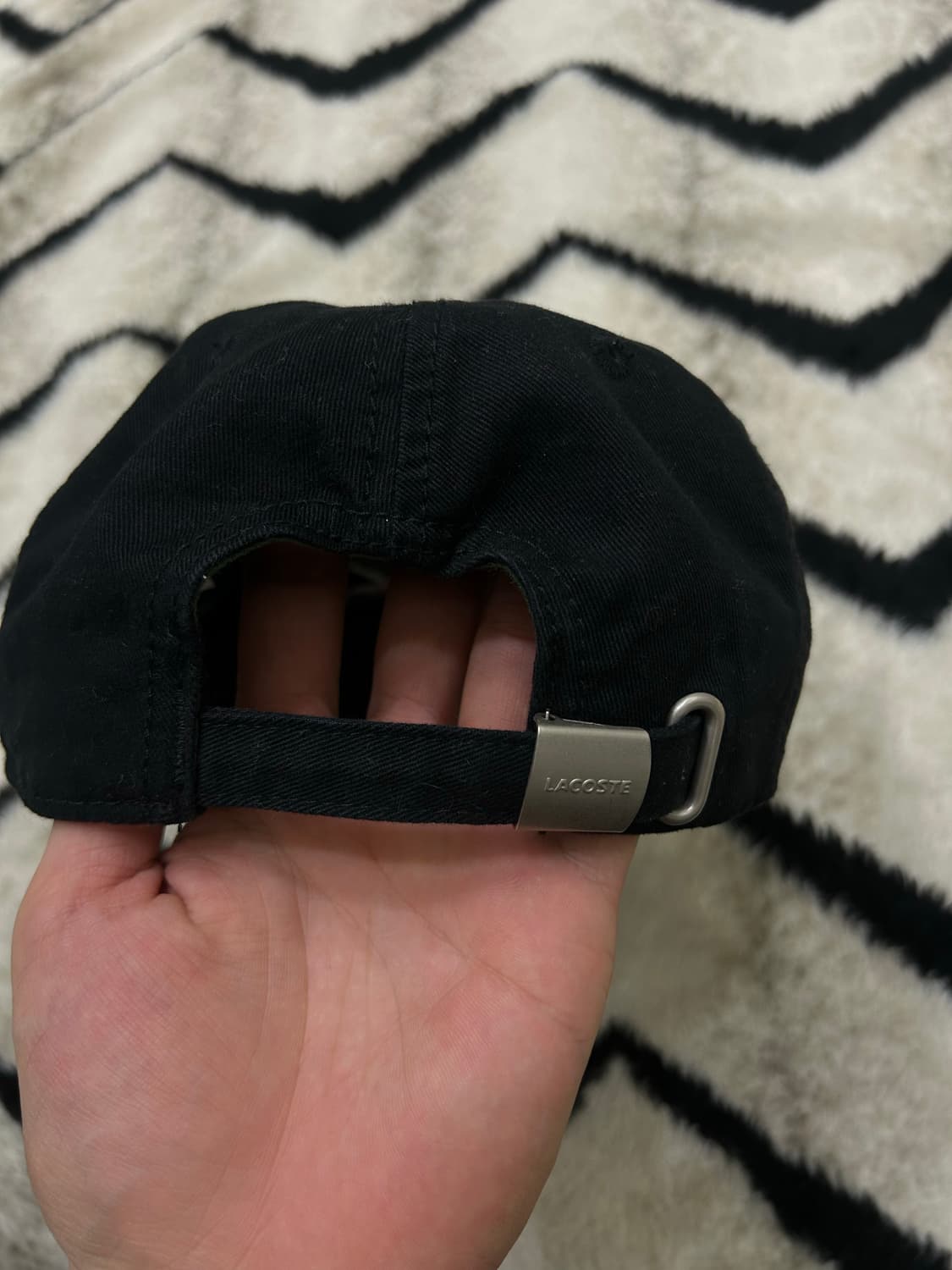 라코스테 빅 크록 볼캡/블랙 상품이미지5