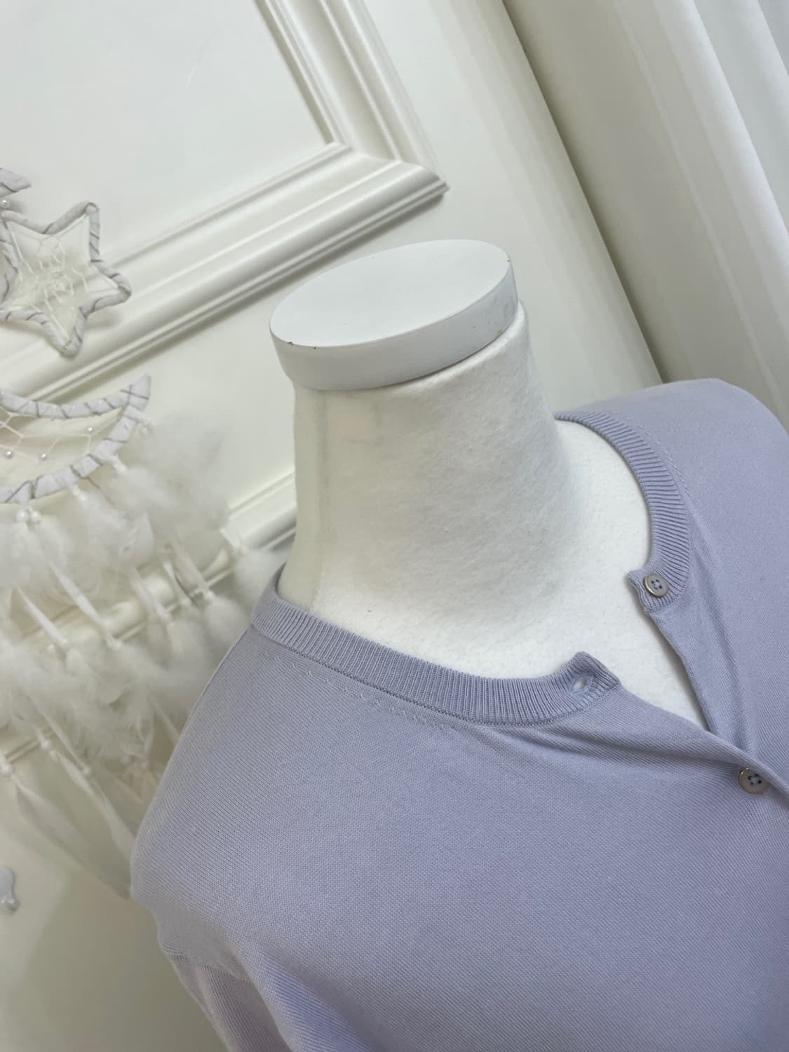 blueberry button point soft cardigan 상품이미지7