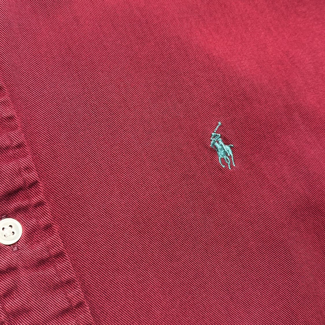 폴로랄프로렌 버건디 코튼 셔츠 XL 110 상품이미지2