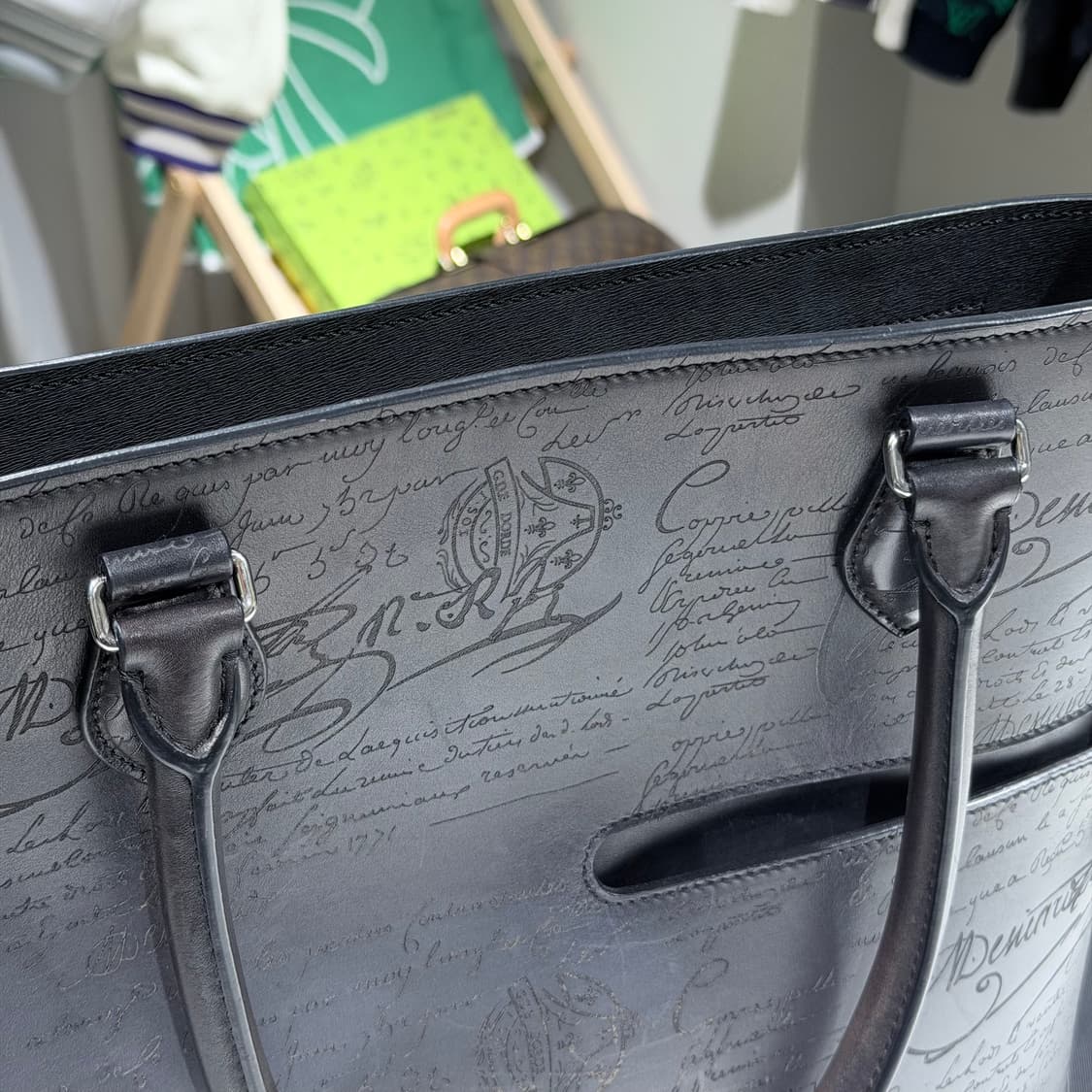 A+ /  벨루티 바티컬 네오 토트백 투주르 비지니스 블랙 상품이미지6