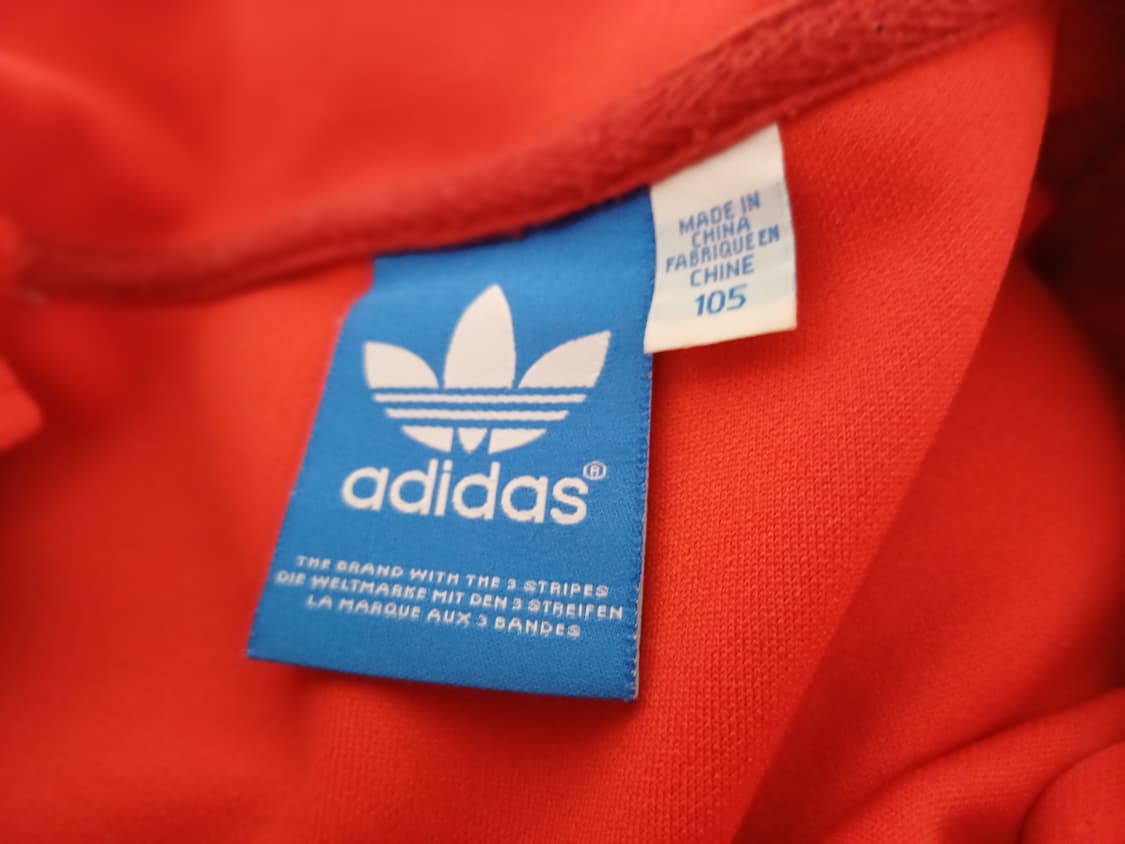 아디다스 빨간색 삼선 져지 105 상품이미지3
